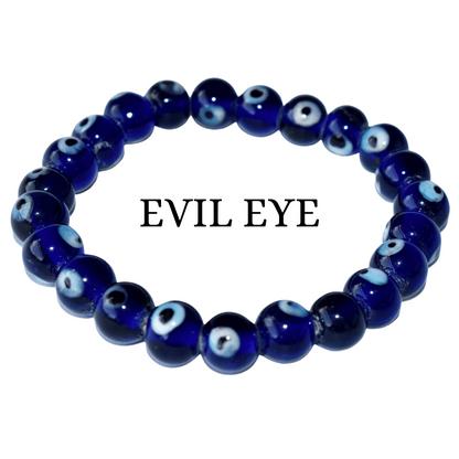Evil Eye Bracelet, Good Luck Protection Charm, Baby Shower Gift.  DestGlow