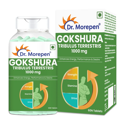 Dr Morpen Gokshura &amp; Testo Boost -Performance Combo Pack