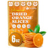 Premium Dried Orange Slices 6oz – Natural Dehydrated Citrus Wheels for Tea, Cocktails, Baking, Holiday Decorations, Potpourri, and Crafts. by FreshDrinkUS - Natural and Premium Herbal Tea
