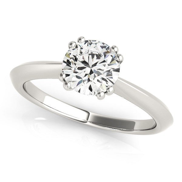 14k White Gold Double Prong Set Solitaire Diamond Engagement Ring (1 cttw) by Bids.com