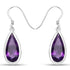 10.10 Carat Genuine Amethyst .925 Sterling Silver Earrings  DestGlow