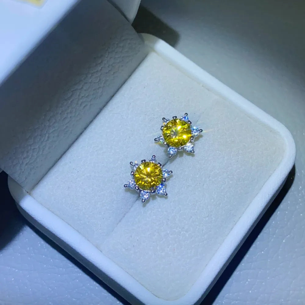 2 Carat Sparkala™ 925 Sterling Silver Stud Earrings by Sparkala