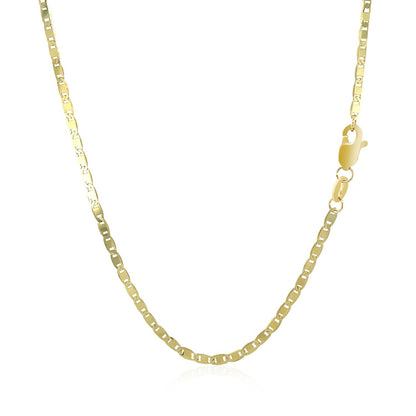 10k Yellow Gold Mariner Link Chain 1.7mm by Bids.com