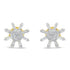 10k Yellow Gold Round and Baguette Diamond Stud Earring (0.50 cttw, H-I Color, I2-I3 Clarity) by Bids.com