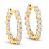 2.04 Carat Genuine Lab Grown Diamond 14K Yellow Gold Earrings by Bids.com
