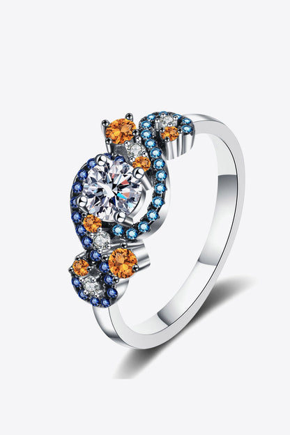 Sparkala™ Contrast 925 Sterling Silver Ring by Sparkala