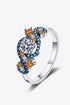 Sparkala™ Contrast 925 Sterling Silver Ring by Sparkala