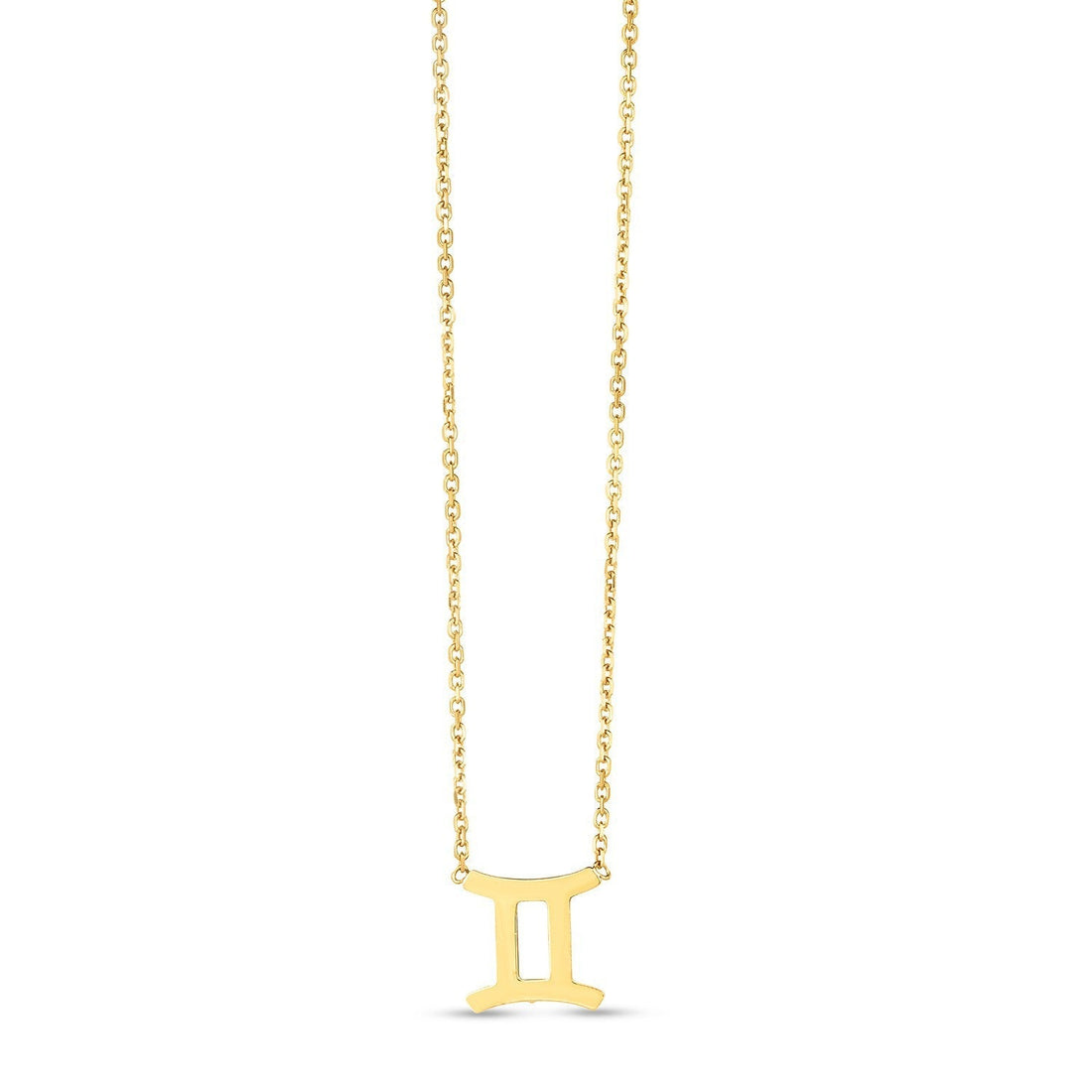 14K Yellow Gold Gemini Necklace  DestGlow