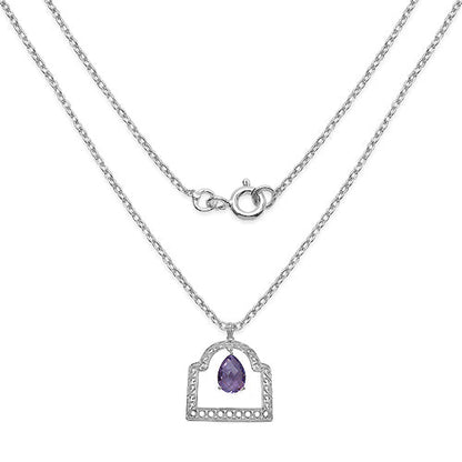 10.70 Carat Genuine Amethyst .925 Sterling Silver Pendant by Bids.com