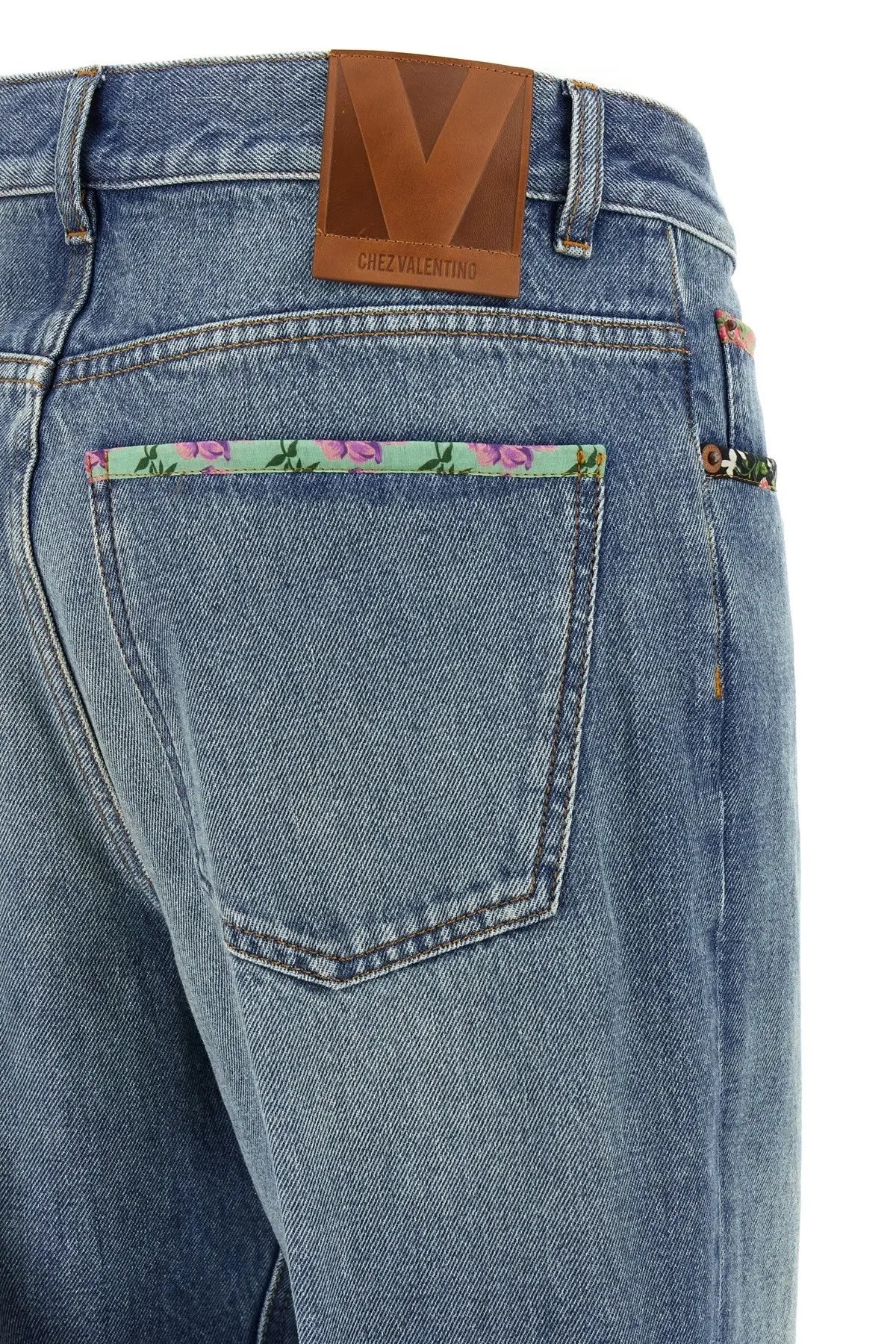 Valentino Garavani Women Valentino Garavani Floral Jeans  DestGlow