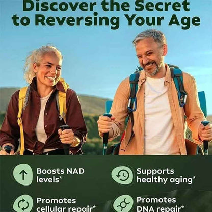 Reus Research NR900-NAD+Supplement for Skin Aging Support, Energy, and Focus - 80 Count - Vitamin Healthcare Fitness  NMN Supplement Alternative - Liposomal NAD w/Resveratrol - High Purity NAD Supplement for Anti-Aging, Energy, Focus