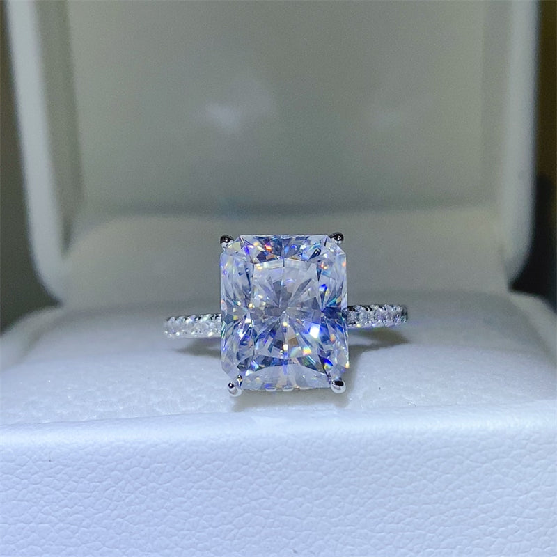 5 Carat Radiant Cut Sparkala™ 925 Sterling Silver Ring by Sparkala