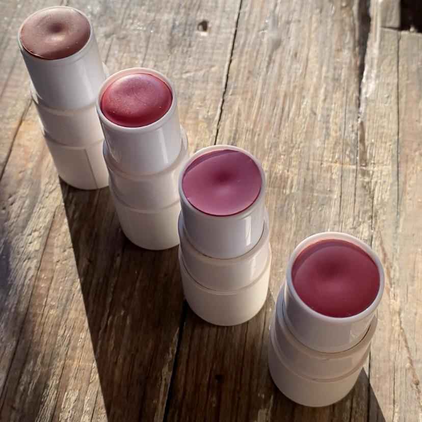 Lip &amp; Cheek Bloom. 2 in 1 Natural Lipstick for Vibrant Color.