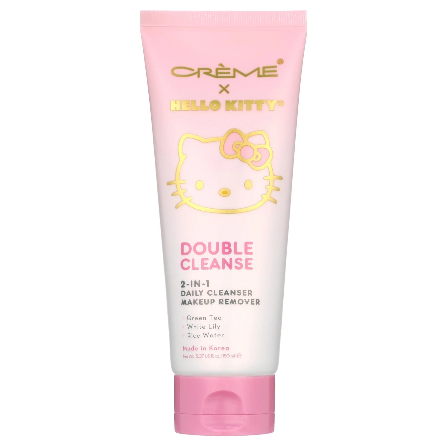 Hello Kitty Double Cleanser 2- In-1 Facial Foam Cleanser for All Skin Types by Korean Skin Care
