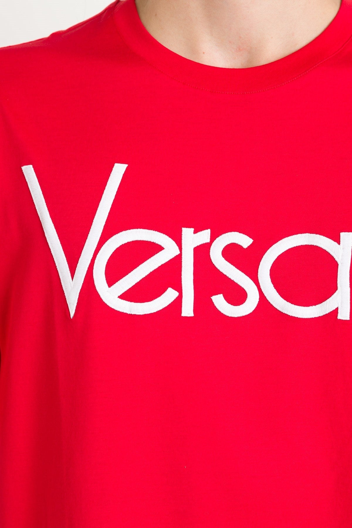 Versace Men Embroidered Logo Tee by Luosophy