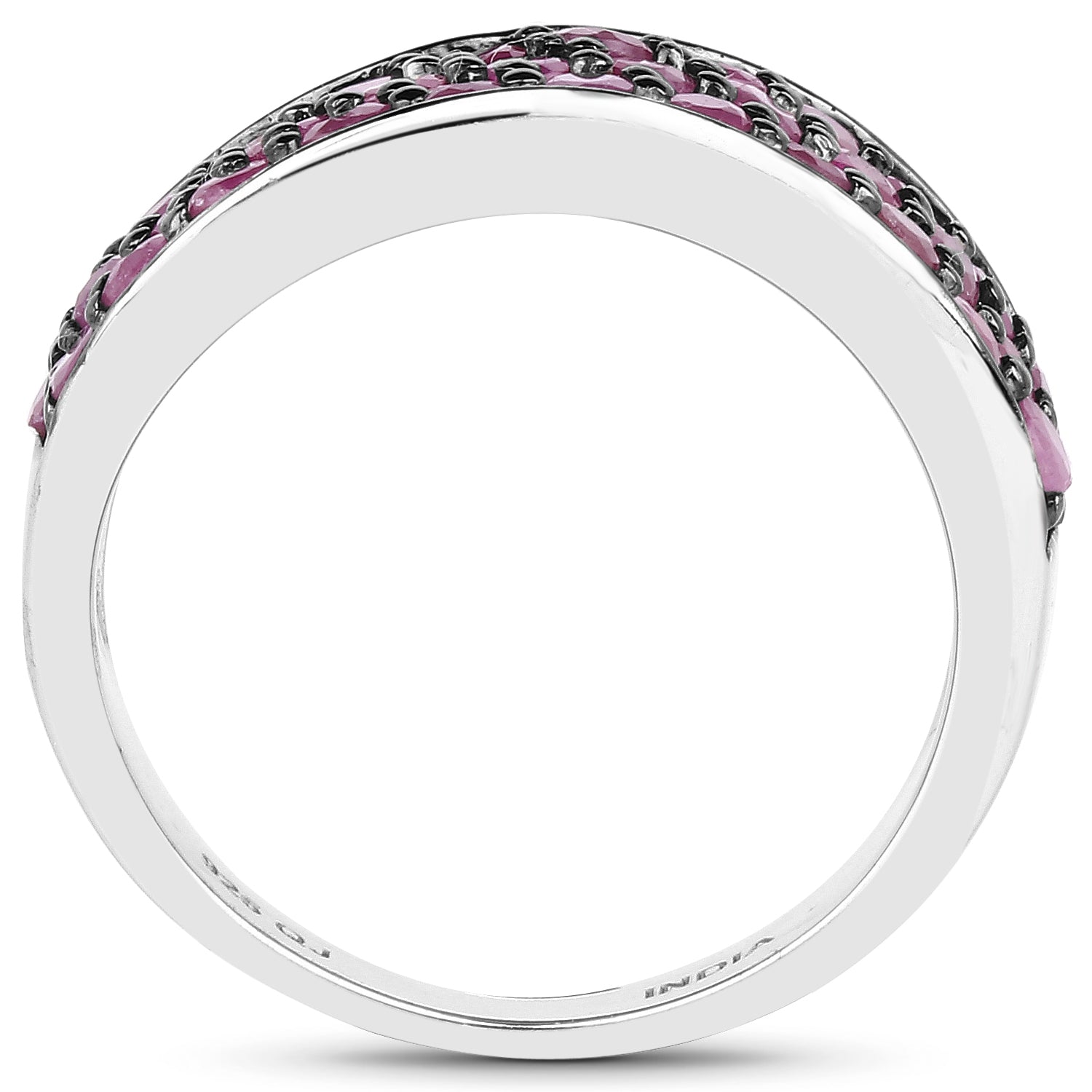 2.33 Carat Genuine Ruby .925 Sterling Silver Ring by Bids.com