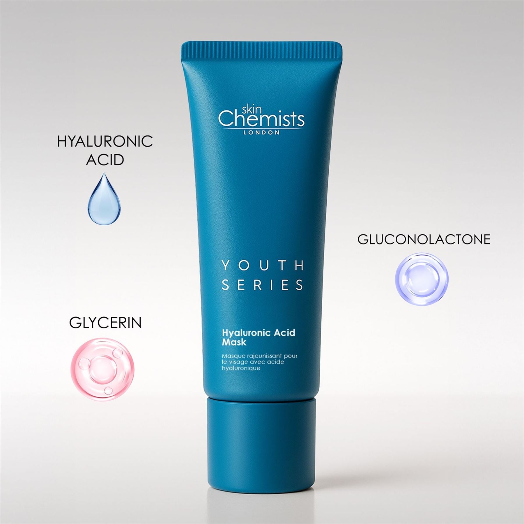 1% Hyaluronic Acid Mask 50ml by skinChemists US