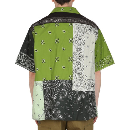 Kenzo Patchwork Cotton Shirt Men by Luosophy
