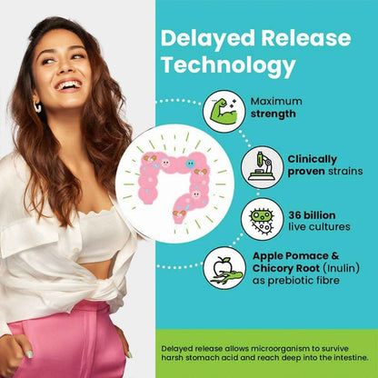 Wellbeing Nutrition Probiotic + Prebiotic Effervescent Tablets-Green Apple &amp; Mint Flavor