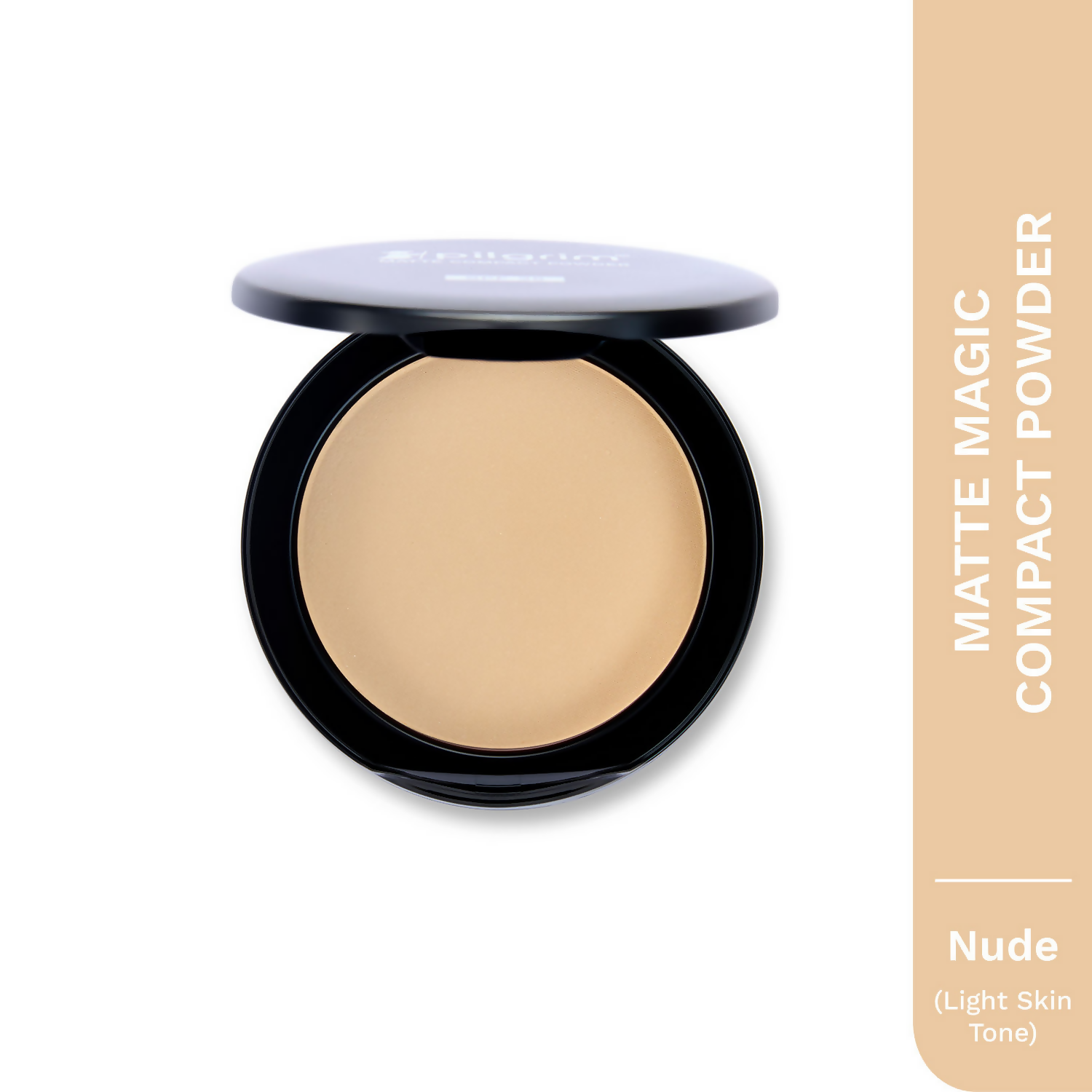 Pilgrim Matte Finish Compact Powder With SPF 25 - Nude-10