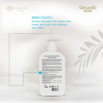 ORGANIC MIMI, BODY LOTION HYDRATING SWEET SHAKE, 300 ml by Damask Rose