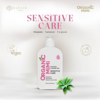 ORGANIC MIMI, INTIMATE HYGIENE GEL SENSITIVE CARE, 300 ml by Damask Rose