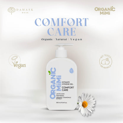 ORGANIC MIMI, INTIMATE HYGIENE GEL COMFORT CARE, 300 ml by Damask Rose