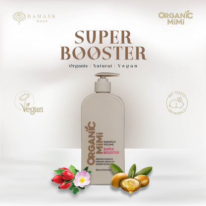 ORGANIC MIMI, SHAMPOO VOLUME SUPER BOOSTER, 400 ml by Damask Rose