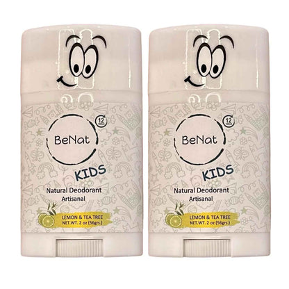 2-Pack all-Natural Deodorants for Kids &amp; Teens