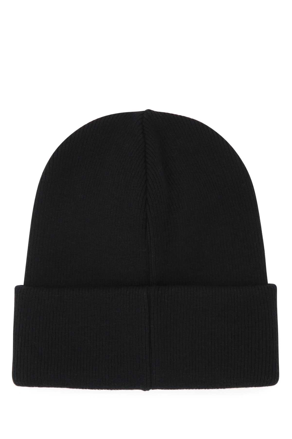 Dsquared Men Black Wool Beanie Hat by Luosophy