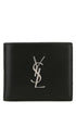 Saint Laurent Men Black Leather Wallet by Luosophy