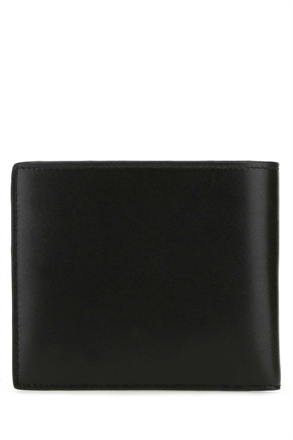 Saint Laurent Men Black Leather Wallet by Luosophy