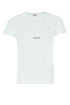 Saint Laurent Men White Cotton T-Shirt by Luosophy