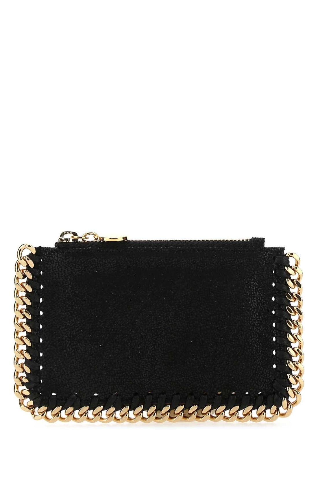 Stella Mccartney Women Black Shaggy Deer Falabella Card Holder by Luosophy