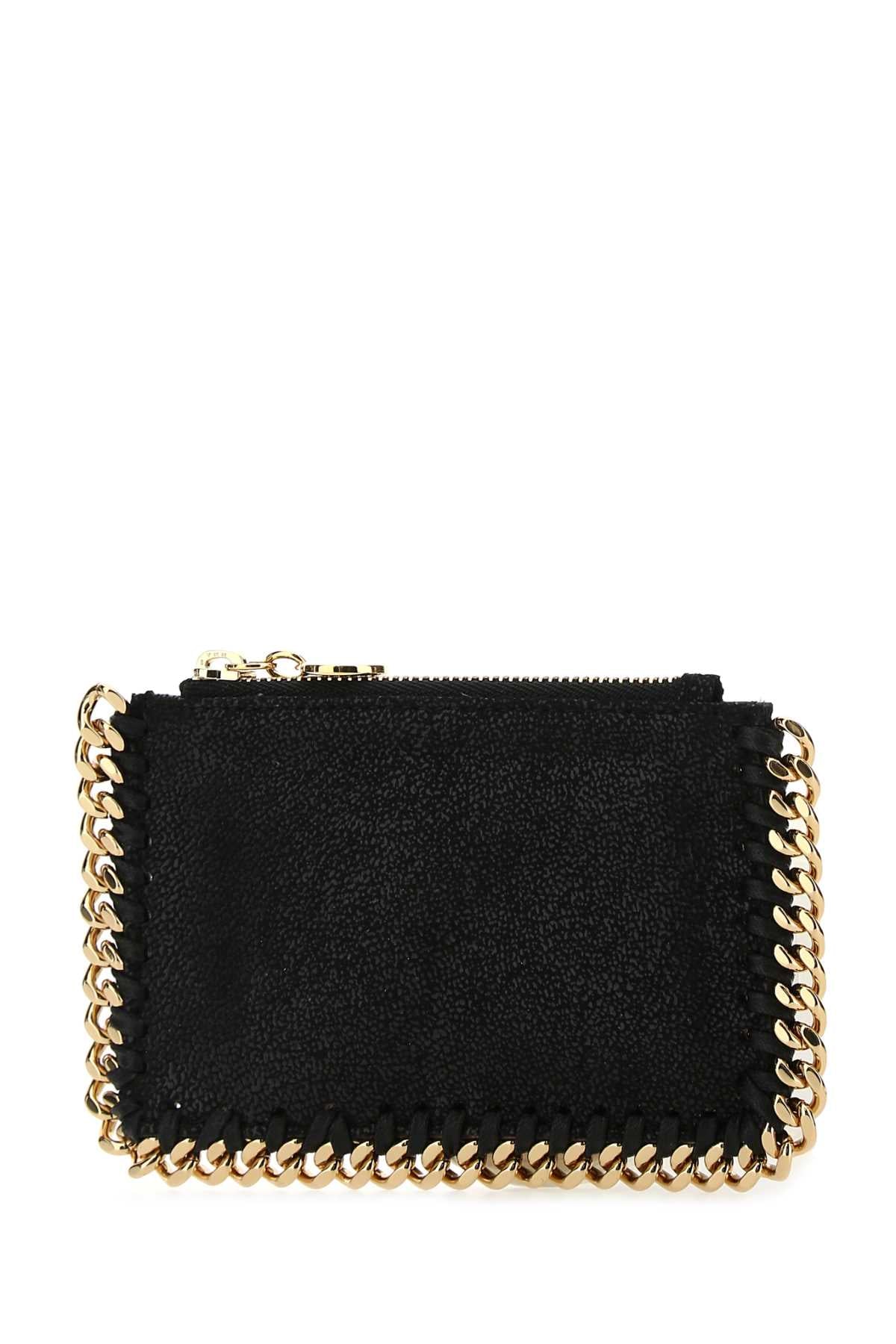 Stella Mccartney Women Black Shaggy Deer Falabella Card Holder by Luosophy