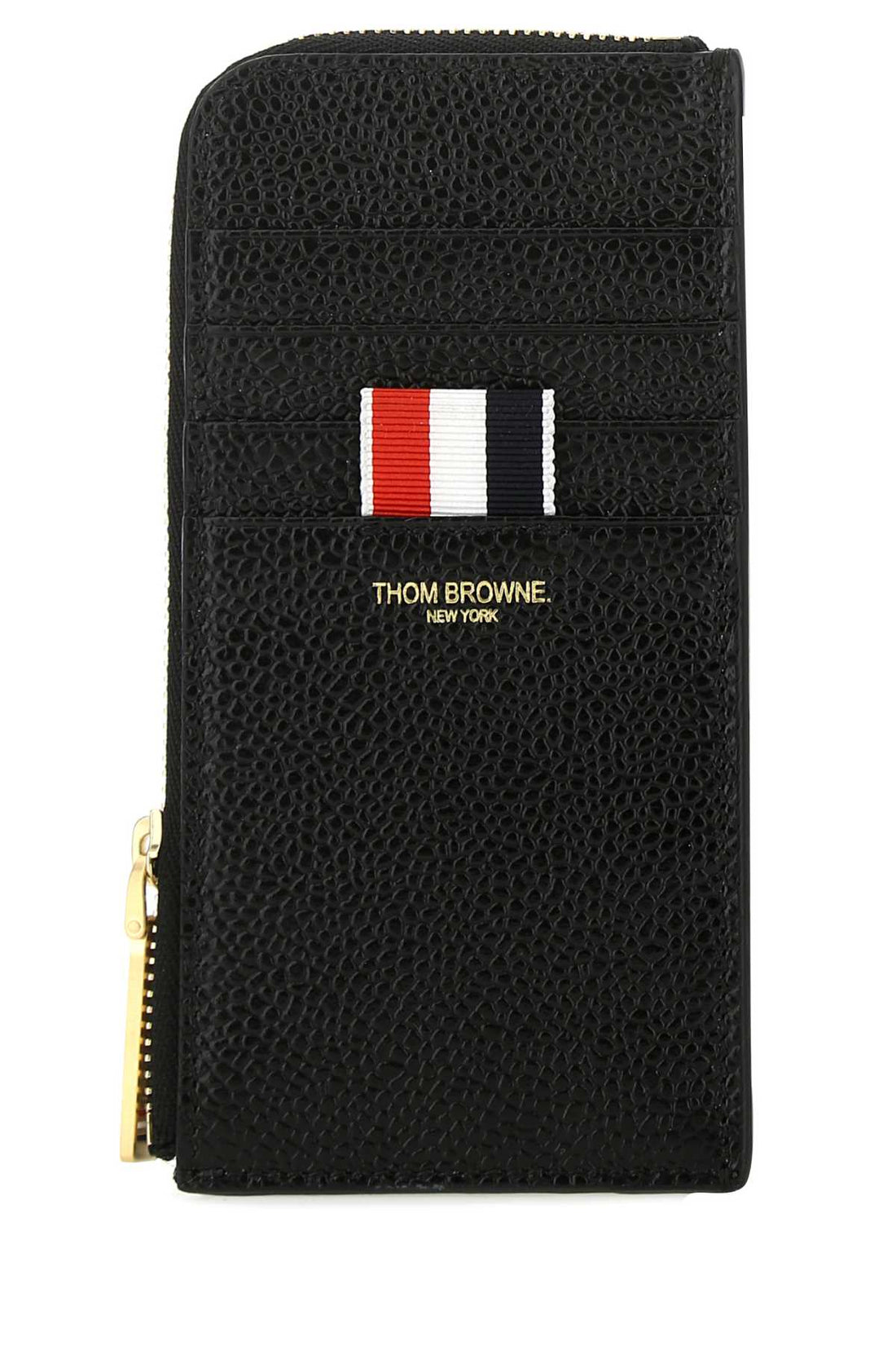 Thom Browne Women Black Leather Coin Purse by Luosophy