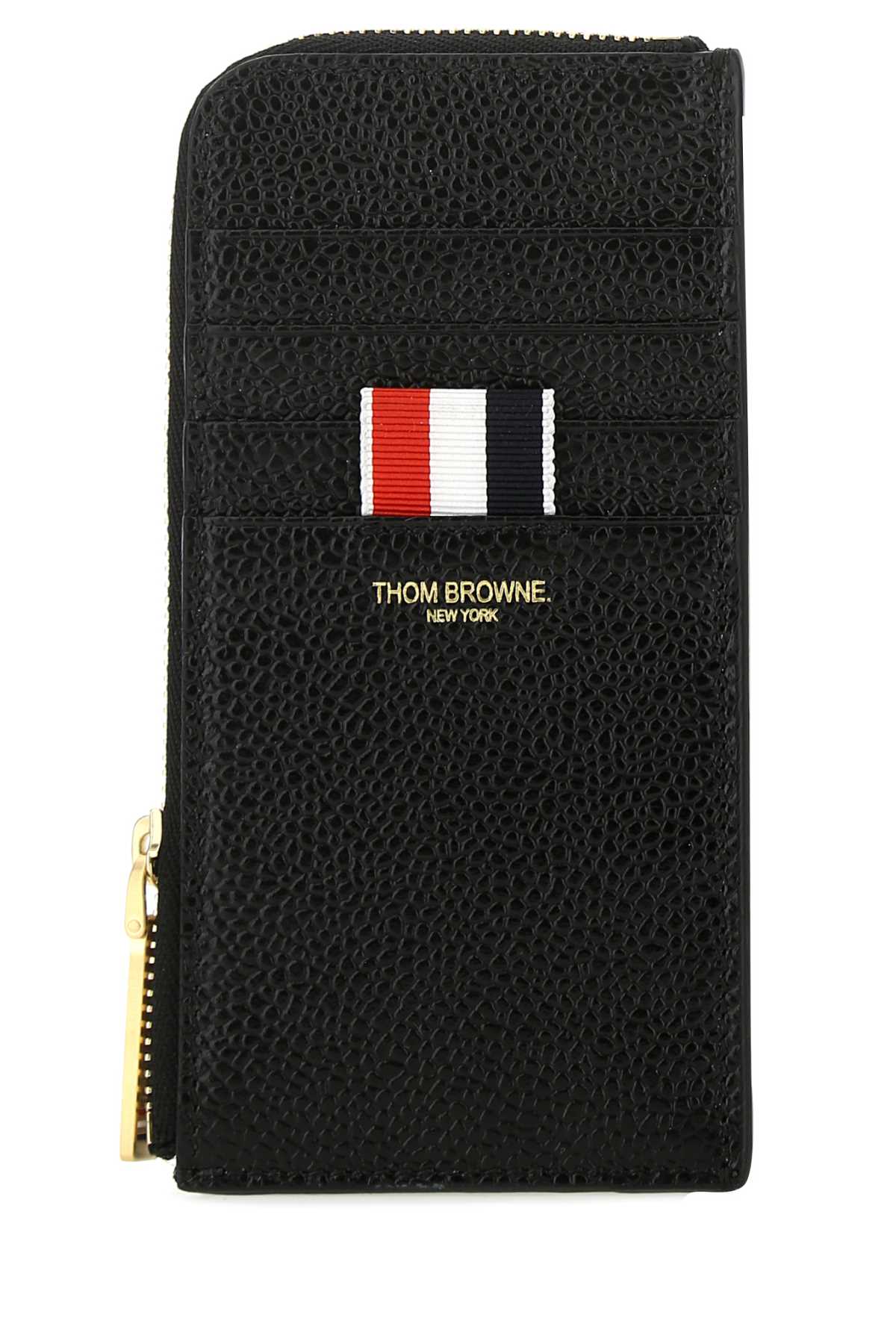 Thom Browne Women Black Leather Coin Purse by Luosophy
