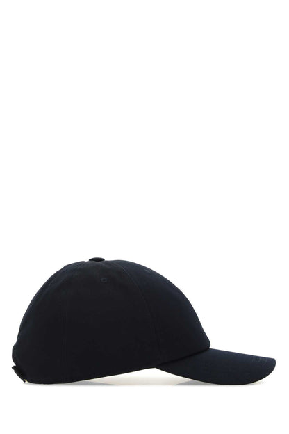 Thom Browne Men Midnight Blue Cotton Baseball Cap by Luosophy