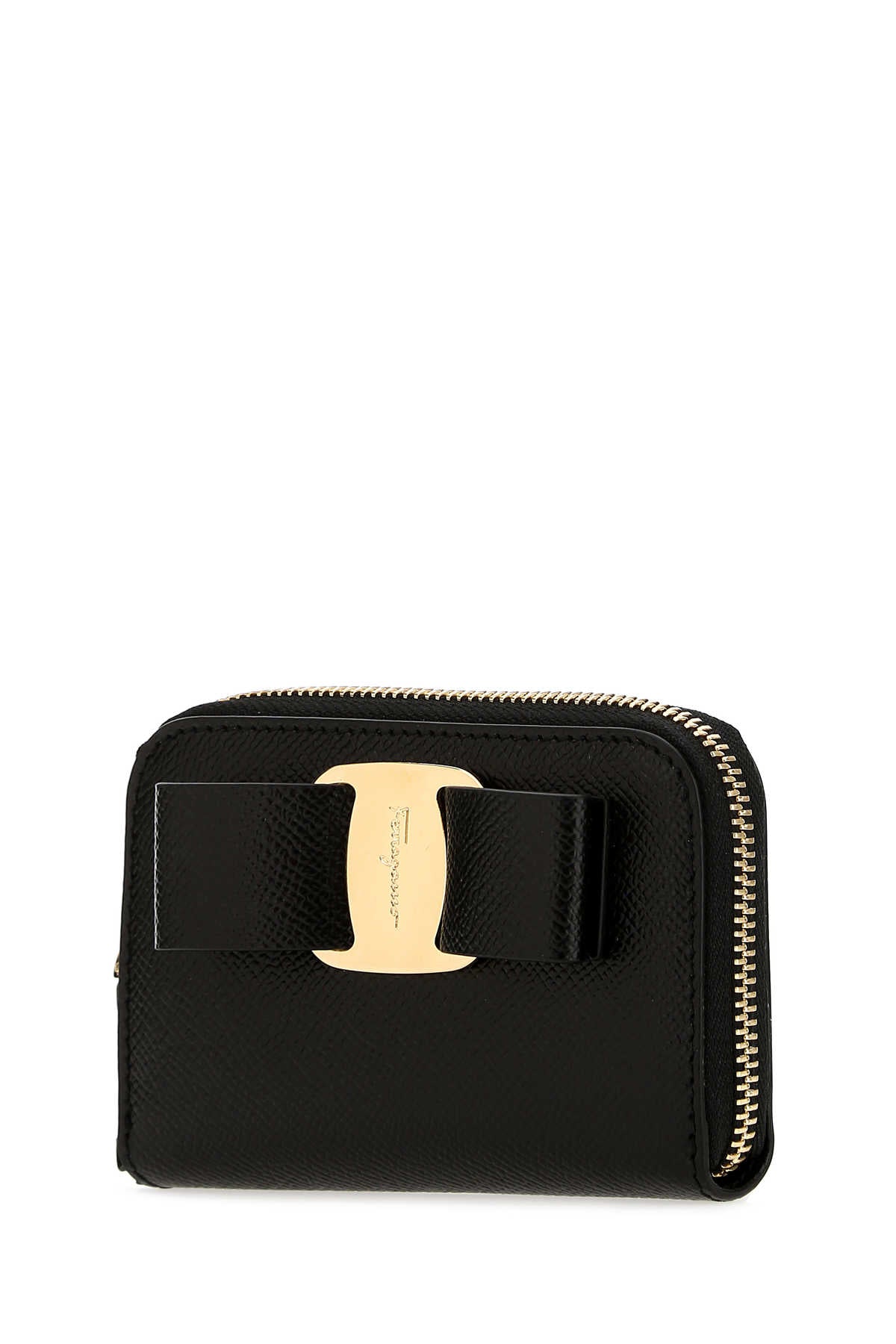 Salvatore Ferragamo Women Black Leather Wallet by Luosophy