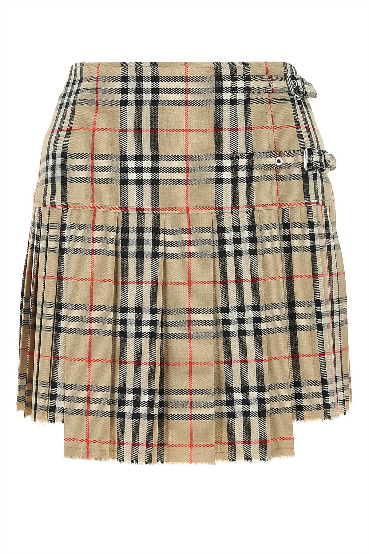 Burberry Women Embroidered Wool Mini Skirt by Luosophy