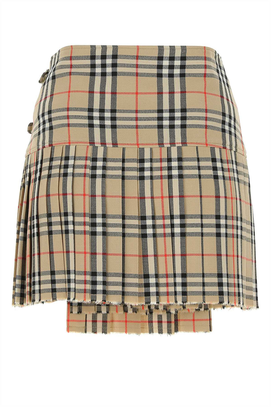 Burberry Women Embroidered Wool Mini Skirt by Luosophy