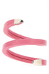 Bottega Veneta Women Pink Nappa Leather Bracelet by Luosophy