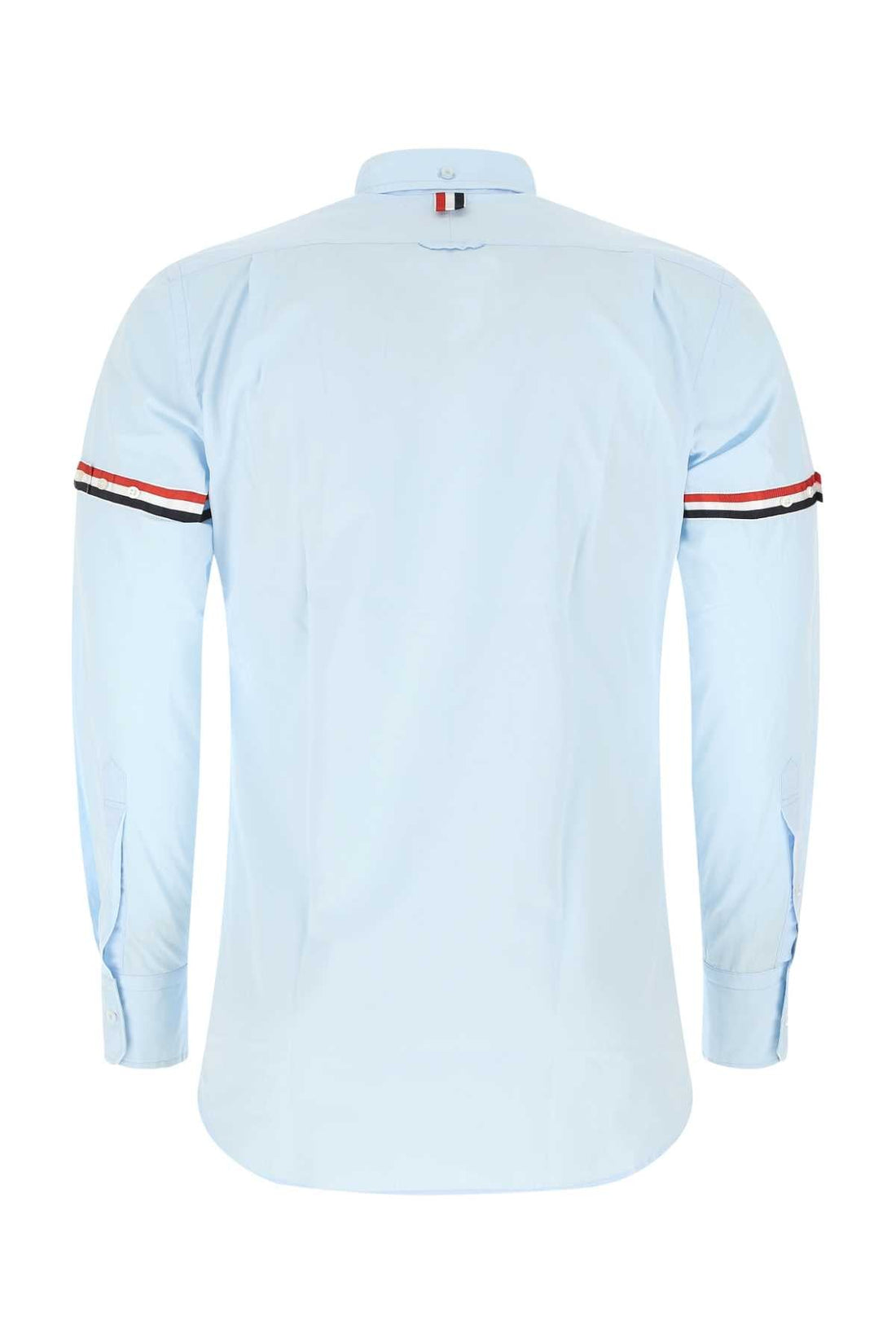 Thom Browne Men Powder Blue Cotton Shirt by Luosophy
