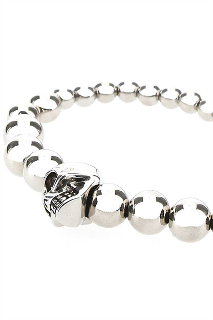 Alexander Mcqueen Men Silver Metal Bracelet by Luosophy