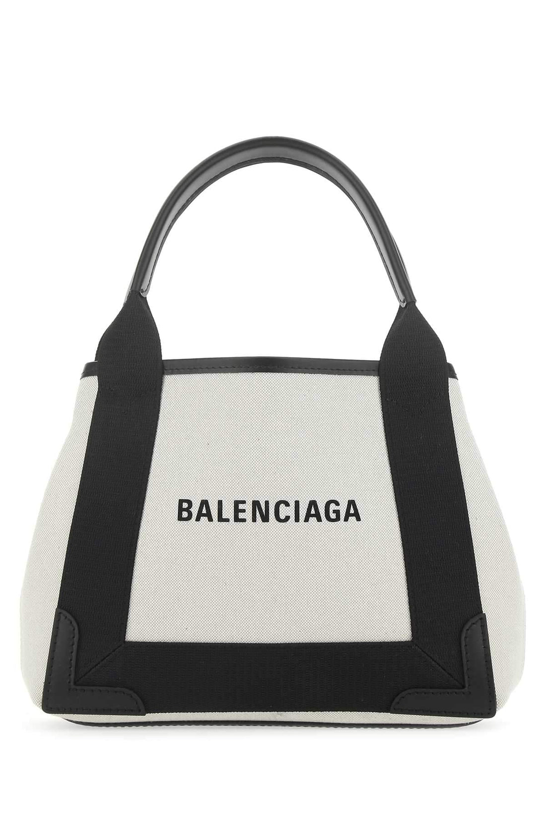 Balenciaga Women Two-Tone Canvas Small Cobas Navy Handbag  DestGlow