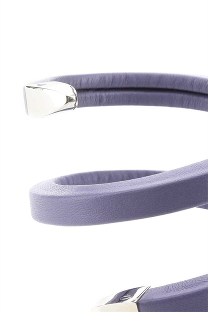 Bottega Veneta Women Lilac Nappa Leather Bracelet by Luosophy