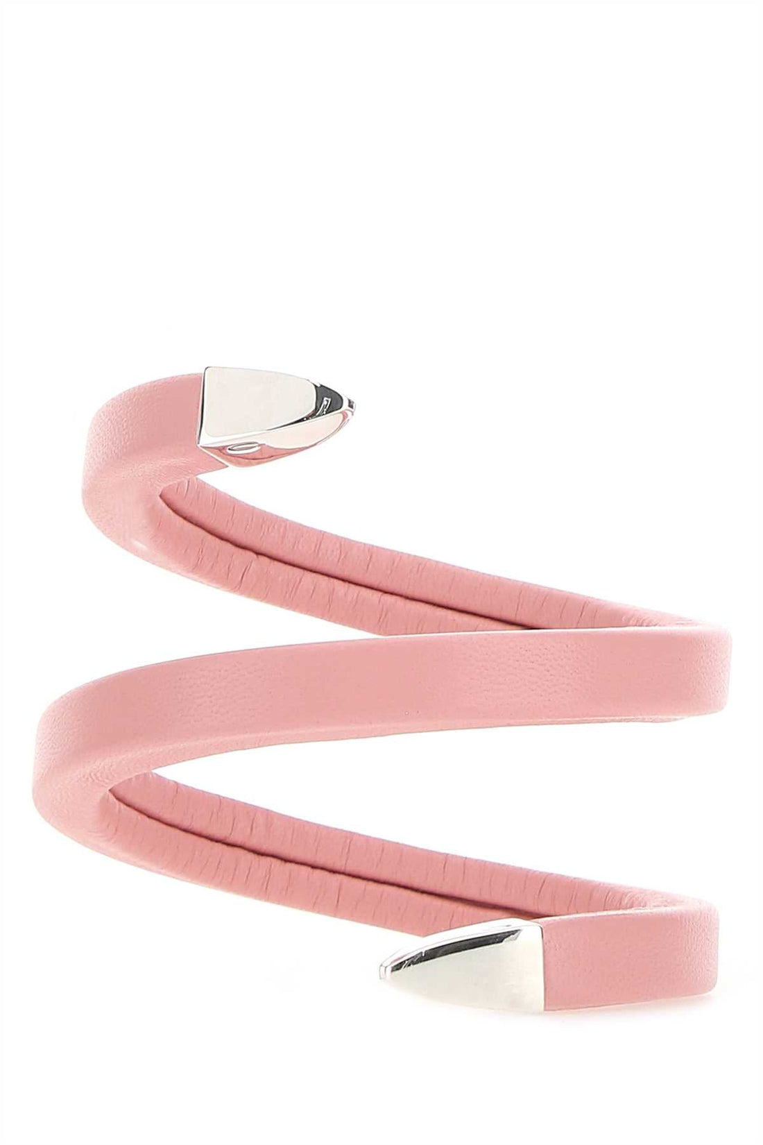 Bottega Veneta Women Pink Nappa Leather Bracelet by Luosophy