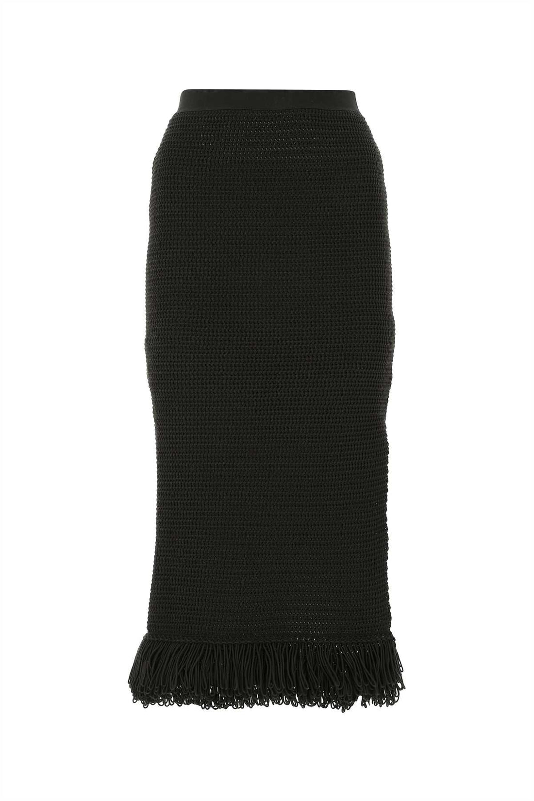 Bottega Veneta Women Dark Brown Cotton Skirt by Luosophy