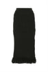 Bottega Veneta Women Dark Brown Cotton Skirt by Luosophy