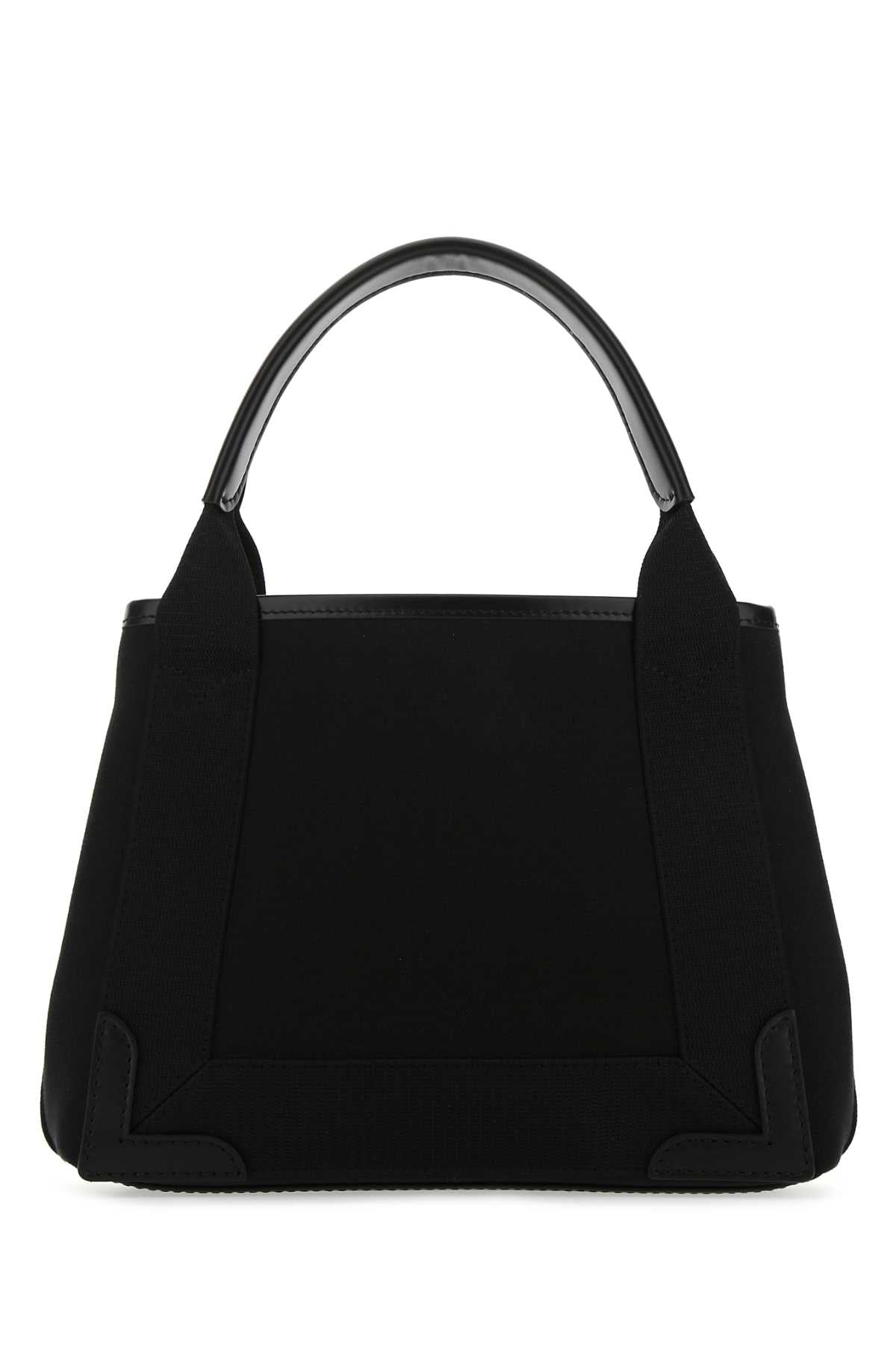 Balenciaga Women Black Canvas Cabas Navy Xs Handbag by Luosophy